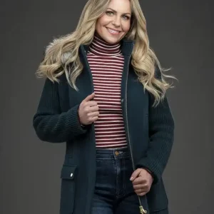 A Christmas Less Traveled Candace Bure Parka Coat
