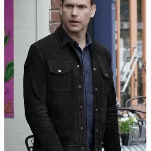 Alaric Saltzman Legacies Black Suede Leather Jacket