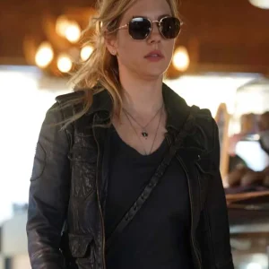 Big Sky Jenny Hoyt Leather Black Jacket