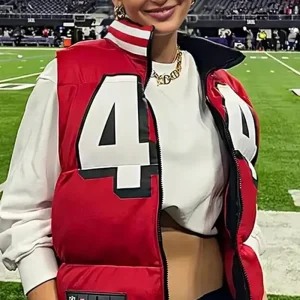 Brittany Mahomes Kristin Juszczyk Red Jacket