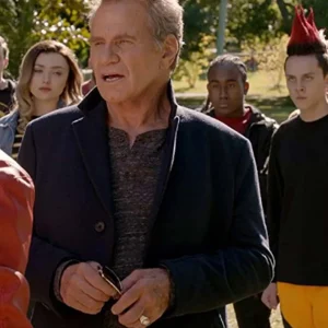 Cobra Kai John Kreese Black Wool Trench Coat