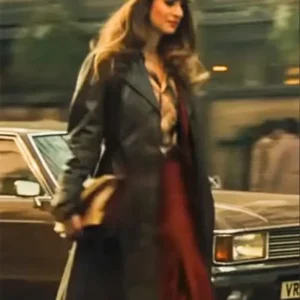 Cruella 2021 Emily Beecham Black Long Coat