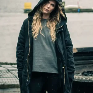 Deadwind Sofia Karppi Black Hooded Coat