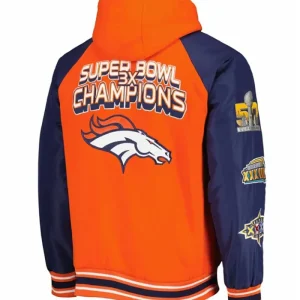 Denver Broncos 3X Champions Hooded Jacket