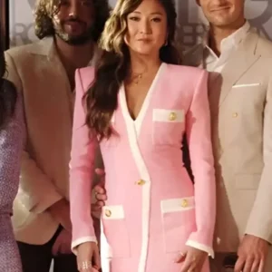 Emily In Paris S04 Ashley Park Pink Coat