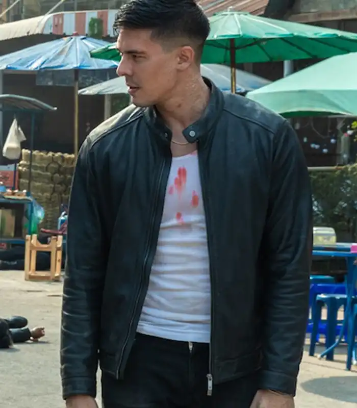 Fistful of Vengeance Lu Xin Lee Biker Leather Jacket