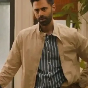Hasan Minhaj Babes Beige Cotton Jacket