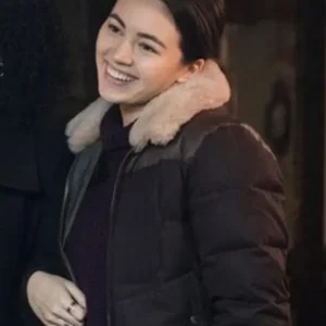 Jessica Henwick Iron Fist S02 Fur Collar Jacket