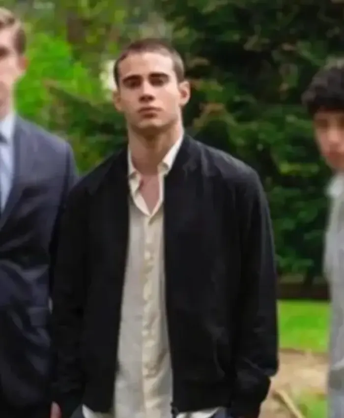 Julio Peña Through My Window Black Varsity Jacket