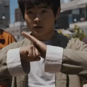 Karate Kid Legends Ben Wang Cotton Grey Jacket