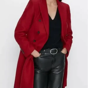 Legacies Lizzie Saltzman Cotton Red Coat