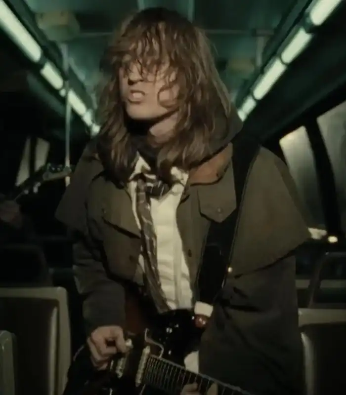 Mk.gee Are You Looking Up Green Cotton Coat