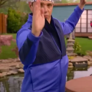 Ralph Macchio Cobra Kai S04 Daniel LaRusso Purple Jacket