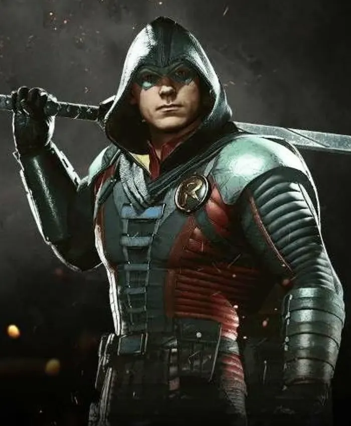 Robin Injustice 2 Video Game Leather Costume Jacket