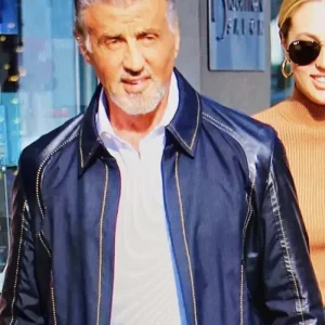 Samaritan Sylvester Stallone Shirt Style Blue Jacket