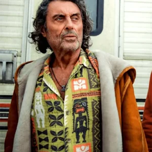 American Gods S03 Mr. Wednesday Leather Jacket