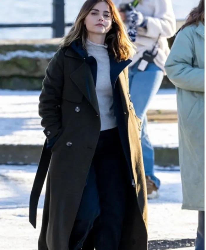 The Jetty Jenna Coleman Brown Coat