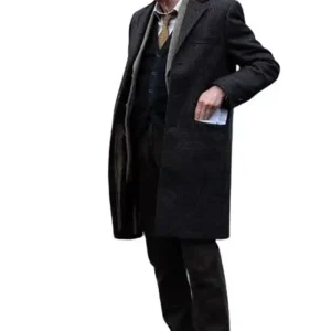Timothy Spall The Last Bus Tom Wool Blend Coat