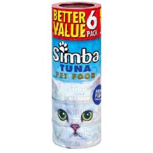 SIMBA TUNA PET FOOD 6 X 170G